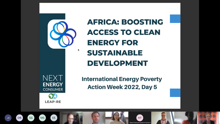 Energy poverty action week (EURICA)